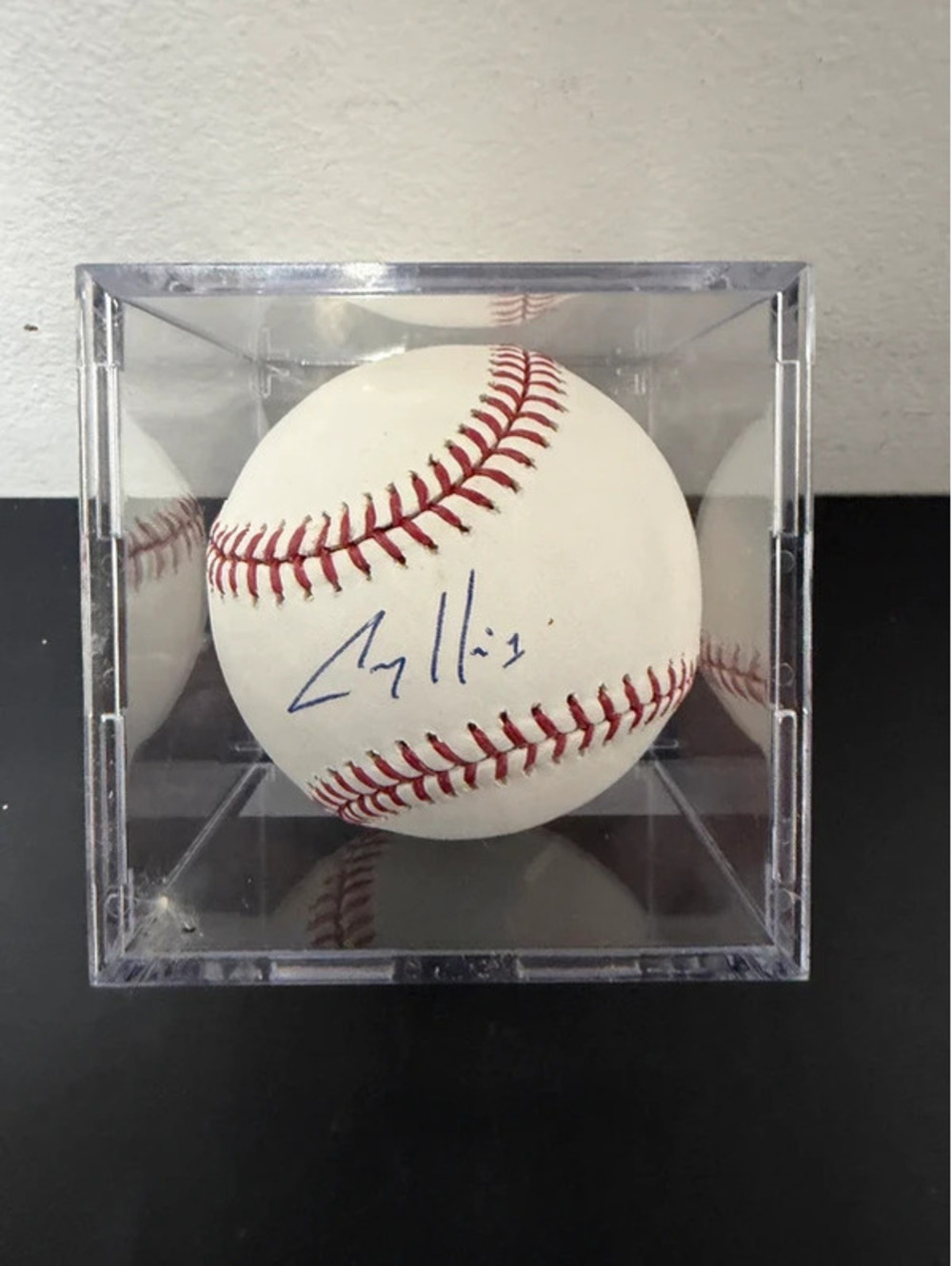 Cory Hart Autographed Rawlings Official MLB in Case